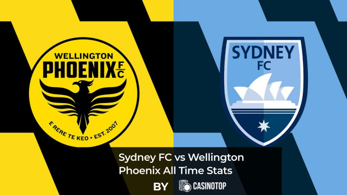 Sydney FC vs Wellington Phoenix All Time Stats